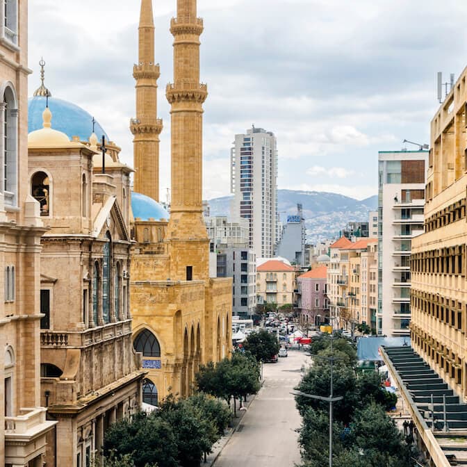 Street in Beirut Central District